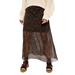 Free People Skirts | Free People Seven Wonders Skirt | Color: Black/Brown | Size: M