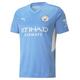 PUMA MCFC Home Shirt Replica with Sponsor Logo Light Blue-puma White Gr.M