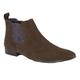 Silver Street London Men's Formal and Casual Leather Fashionable Chelsea Boots, in sizes 7-12 (Carnaby Suede Leather - Brown, 11 UK)