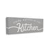 Stupell Industries Gather In The Kitchen Sign Rustic Family Phrase Oversized Black Framed Giclee Texturized Art By Daphne Polselli Canvas | Wayfair