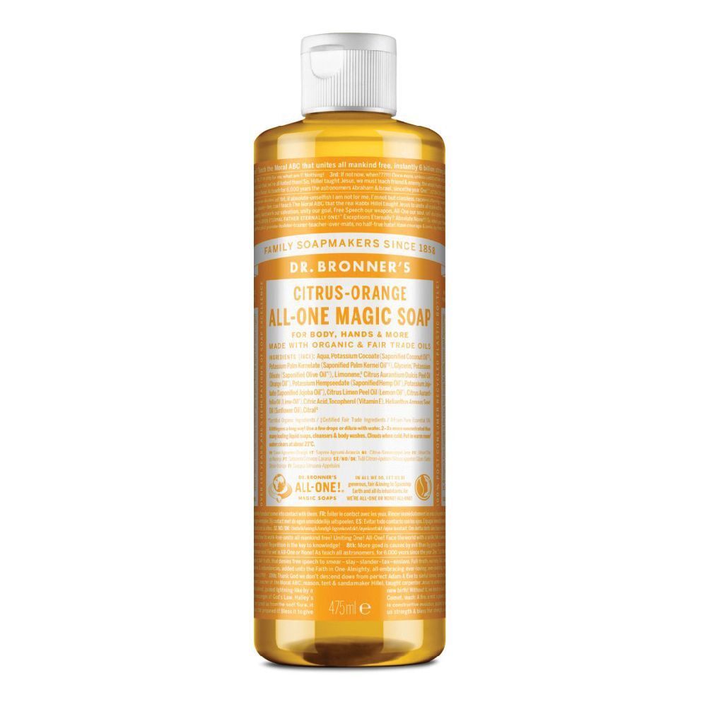 Dr. Bronner's Sapone Liquido Bio 18 in 1 Agrumi 475 ml liquido