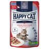 Happy Cat Buste Meat in Sauce 12 x 85 g - Manzo delle Prealpi