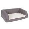 Divano ortopedico per cani grigio - M: L 90 x P 60 x H 30 cm