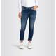 Mac Jeans "Rich Slim Chic" Damen blau, Gr. 40-26, Baumwolle, Nachhaltige Fit mit Straight Leg und verkürzter Länge Umweltbewusst stilvoll