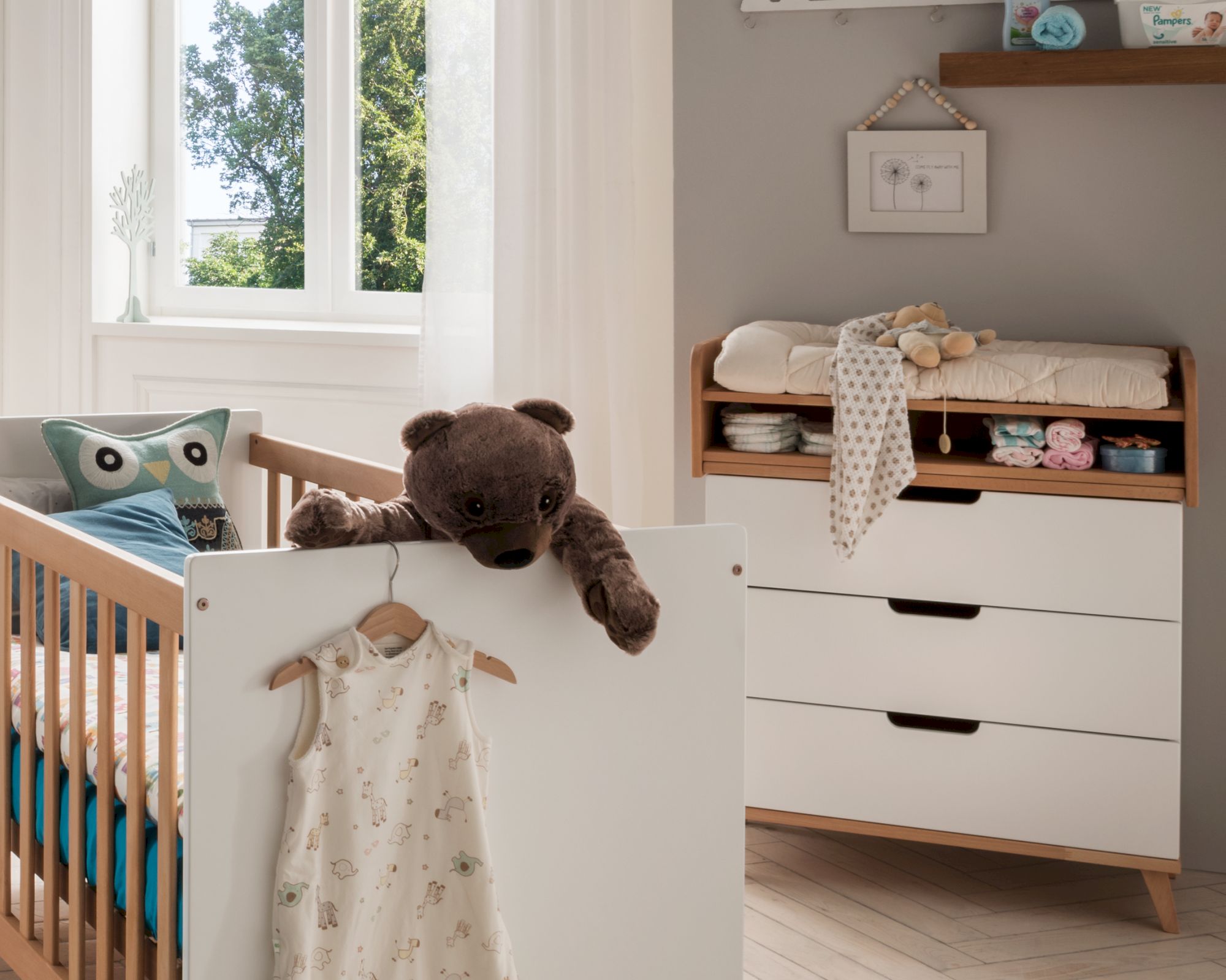 INFANSKIDS »Infanscolor« Kinderzimmer Kommode III weiß weiß