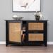 SEI Furniture Chekshire Accent Storage Cabinet Sideboard