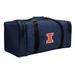 Navy Illinois Fighting Illini Gear Pack Square Duffel