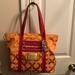 Coach Bags | Coach Tote Handbag And Small Patten Leather Change Purse | Color: Orange/Pink | Size: 16”W X 14”
