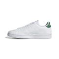 adidas Herren Advantage Tennis Shoe, Cloud White Cloud White Green, 43 1/3 EU