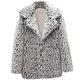 Lazzboy Womens Coat Jacket Faux Fur Fleece Leopard Dot Print Ladies Stylish Warm UK 6-16(L(10),White)