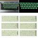 Film de protection pour clavier Fluorescent étanche lumineux espagnol italien arabe français