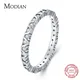 Modian – bague Vintage en argent Sterling 100% pour femme bijou en forme de vague clair CZ