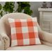 Throw Pillow With Buffalo Plaid Design