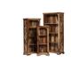Porter Designs Taos Traditional Solid Sheesham Wood Bookshelf Set of 3, Natural