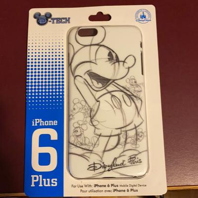 Disney Cell Phones & Accessories | Iphone 6 Plus Mickey Mouse Sketch Case From Disneyland Paris | Color: White | Size: Os