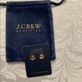 J. Crew Jewelry | J. Crew Demi Fine Gold Plated Anchor Stud Earrings New | Color: Gold | Size: Os