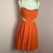 Free People Dresses | Free People Cotton Dress | Color: Cream/Orange | Size: Xs