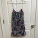 Zara Dresses | Grey Floral Dress - Zara (Size Small) | Color: Black | Size: S