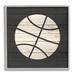 Stupell Industries Basketball Shape Rustic Sports Country Pattern Gray Farmhouse Oversized Rustic Framed Giclee Texturized Art By Kim Allen | Wayfair