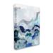 Stupell Industries 69_Bubbling Sea Floor Abstraction Fluid Blue Green Stretched Canvas Wall Art By Urban Epiphany Canvas in White | Wayfair