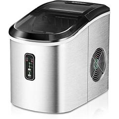 MELODY Electric Ice Maker & Compact Potable Ice Maker w/ Ice Scoop & Basket. Perfect For Home/Kitchen/Office in Gray | Wayfair MELODYb32d336