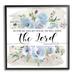 Stupell Industries 55_Will Serve The Lord Joshua 24:15 Blue Florals Stretched Canvas Wall Art By Tara Moss Canvas | 24 H x 24 W x 1.5 D in | Wayfair