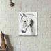 Gracie Oaks 'Horse Whisper I' By Grace Popp Canvas Wall Art Canvas in Gray | 16 H x 12 W x 0.75 D in | Wayfair 9671139CC6694AB7BA6EE837B879D9DC