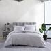 City Scene Chloe Microfiber Reversible Modern & Contemporary 3 Piece Comforter Set Polyester/Polyfill/Microfiber in Gray | King Comforter | Wayfair