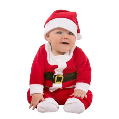 Weihnachtsmann-Kostüm für Babys Image