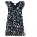 Converse Dresses | Converse All Star Floral Print Midi Ruffle Dress Size Small | Color: Black/White | Size: S