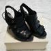 Coach Shoes | Coach Black Sandra Calf Sandal | Color: Black | Size: 8