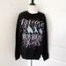 Disney Tops | Haunted Mansion Hitchhiking Ghosts Sweatshirt | Color: Black/Purple | Size: M