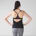 Lululemon Athletica Tops | Lululemon Open Back Tank With Built-In Shelf Bra Perfect Condition 6 | Color: Black | Size: 6