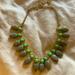 J. Crew Jewelry | Jcrew Necklace With Gold Trim | Color: Gray/Green | Size: Os
