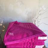 Kate Spade Bath | 2x Kate Spade Cotton Terry Cloth Pink Fuchsia Bath Towels | Color: Pink | Size: Os