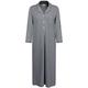 Long Sleeve Sleepwear/Nightwear/Nightie Women Cotton Jersey Knit Soft Full Length Notch Collar Button Front Comfy Nightdress/Nightgown (Dark Gray, XL)