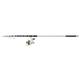 Mitchell Tanager SW Saltwater Surf Fishing Pro Set of a Telescopic Rod and Reel Combo for Beach Casting for Sea Species like Bass, Sea Bream, Whiting With Natural Baits, Silver/Black, 4.00m | 80-150g