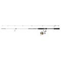 Mitchell Tanager SW Spin Spinning Combo, Fishing Rod and Reel, Sea - Inshore/Nearshore Fishing, Sea Spin, Pier and Rock Fishing for Bass, Pollack, Wrasse, Mackerel, Silver / Black, 2.1m | 10-40g