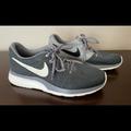 Nike Shoes | Like New Nike Athletic Shoes In Two Toned Grey | Color: Gray | Size: 7.5