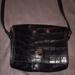 Dooney & Bourke Bags | Black Leather Dooney And Buorke Leather Croc Leather Side Bag Great Condition | Color: Black | Size: Os