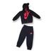 Nike Matching Sets | Nike Hoodie And Pants Toddler Set Black And Red 18 Month | Color: Black/Blue/Red/White | Size: 18mb