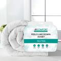 Air Comfort Modern 13.5 Tog Super King Feels Like Down Duvet - Anti Allergy Soft Touch Cover - Breathable Super King Quilt and Hollowfibre Duvet for Winter Warm Cool Sleepers