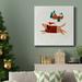 The Holiday Aisle® Going To Grandmas Collection C-Premium Gallery Wrapped Canvas - Ready To Hang Canvas, in Black/Blue/Green | Wayfair