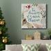The Holiday Aisle® Sun-Kissed Christmas VI-Premium Gallery Wrapped Canvas - Ready To Hang Canvas, in Black/Blue/Green | 10 H x 10 W in | Wayfair