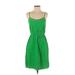 Old Navy Casual Dress - Mini Scoop Neck Sleeveless: Green Solid Dresses - Used - Size X-Small