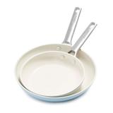 GreenPan Padova Ceramic Non-Stick Open Frypan Set - 8''x10''