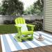 Polytrends Laguna Adirondack Eco-Friendly Poly All-weather Outdoor Rocking Chair