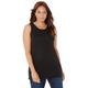 Plus Size Women's Cashmiracle™ Shell by Catherines in Black (Size 4X)