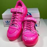 Adidas Shoes | Adidas Jeremy Scott Forum Pink Dipped Low Mens Size 10 Sneakers Shoes | Color: Pink | Size: 10