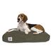 Brutus Tough Chew Resistant Pet Napper, 40" L X 34" W X 5" H, Olive, Large, Green